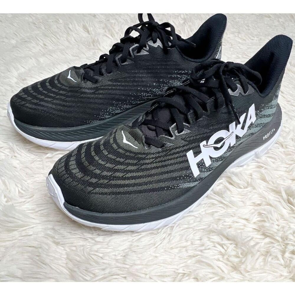 Hoka One One Moch 5 Black Castlerock Men’s Size 9.5